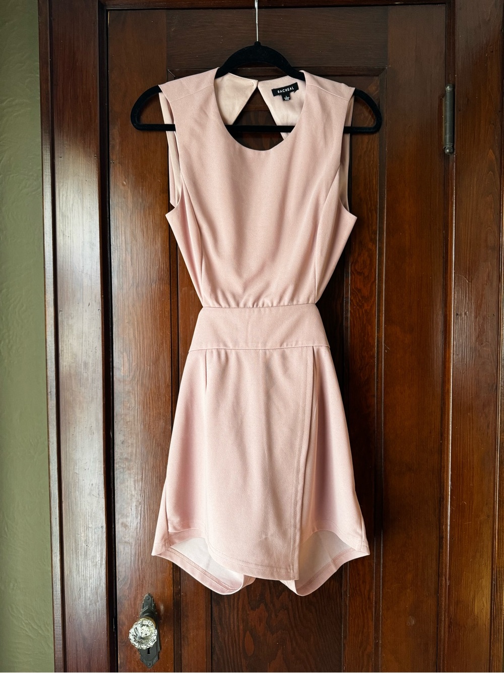 Rachel Blush Pink Sleeveless Mini Dress